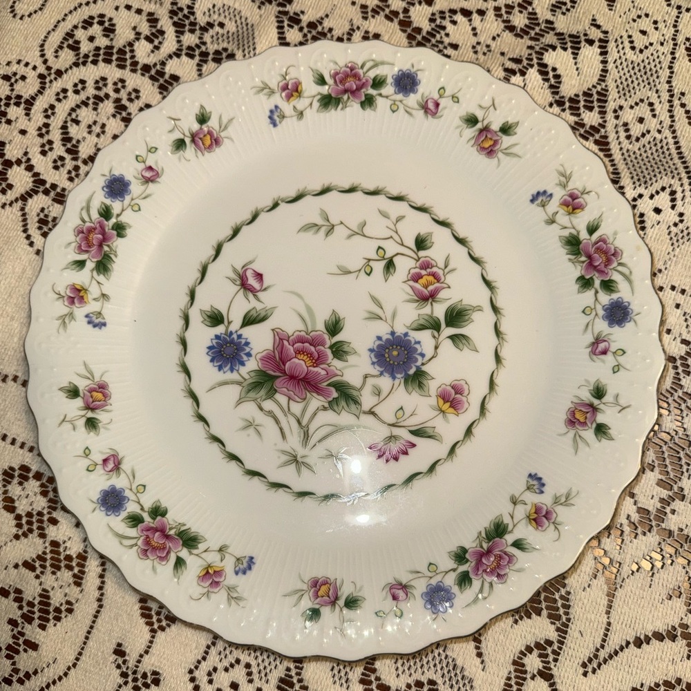 Andrea by Sadek-Spring Night Pattern Cake Plate